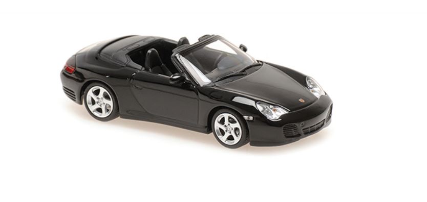 Porsche 911 Carrera 4S Cabriolet 2003 Zwart - 1:43