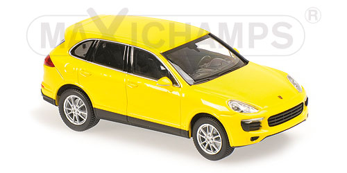 Porsche Cayenne 2013 Geel - 1:43