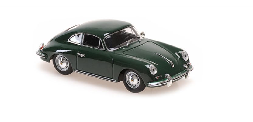 Porsche 356B Coupe 1961 Groen - 1:43