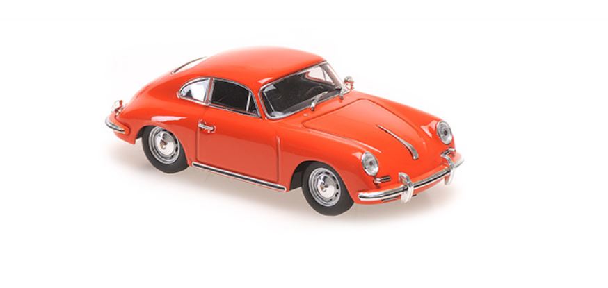 Porsche 356B Coupe 1961 Oranje - 1:43