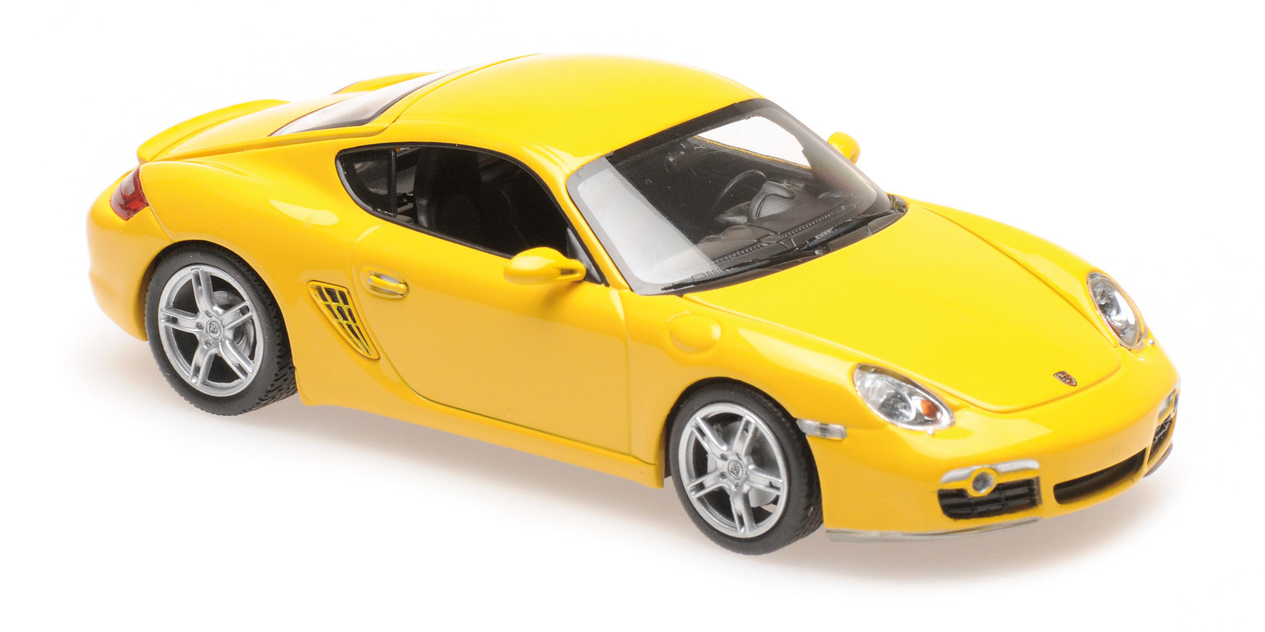 Porsche Cayman S 2005 Geel - 1:43