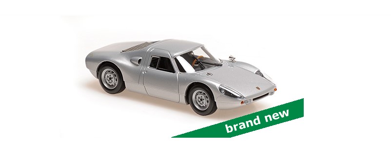 Porsche 904 1964 Zilver - 1:43