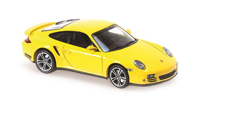 Porsche 911 Turbo 2009 Geel - 1:43