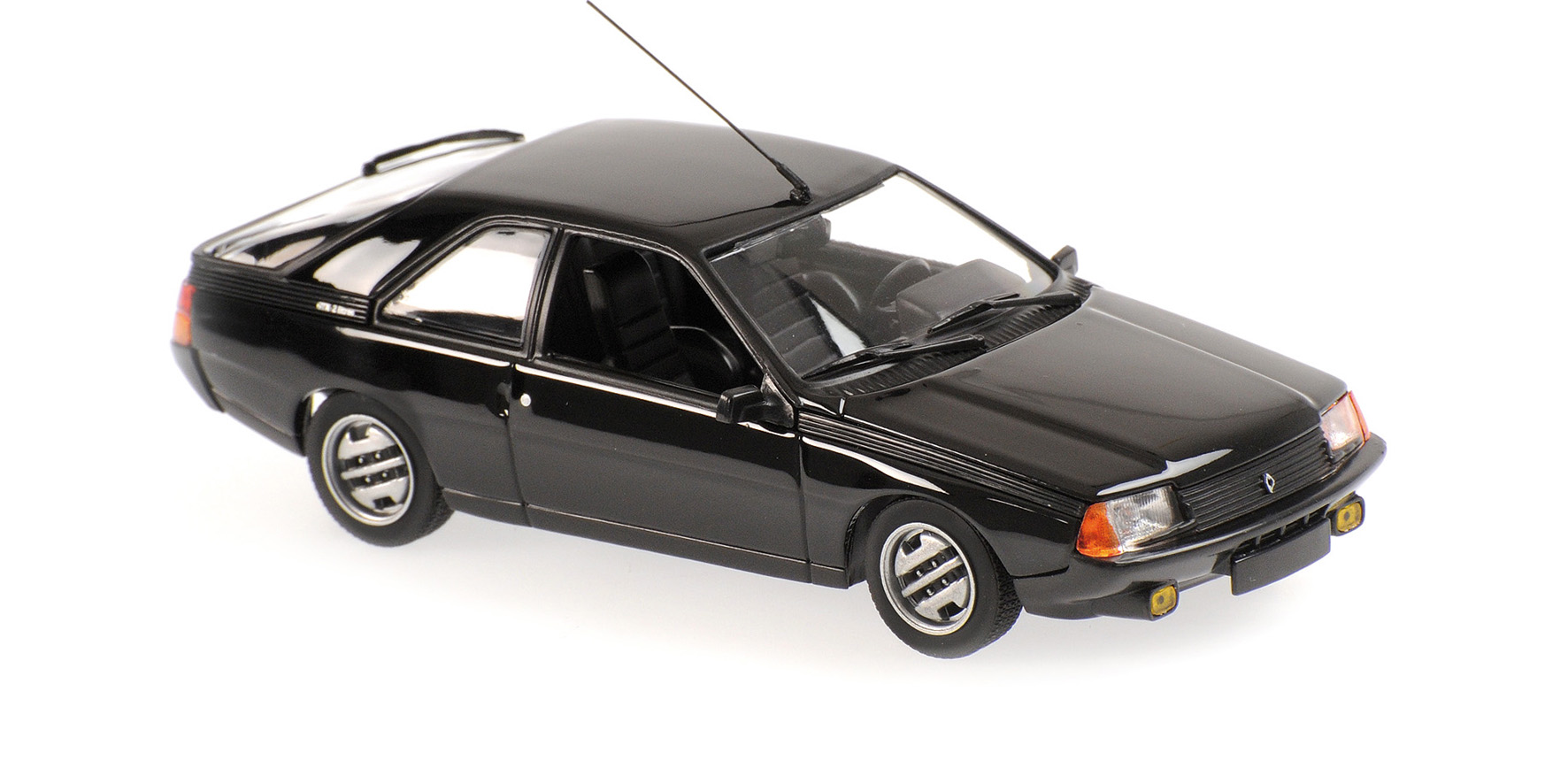 Renault Fuego 1984 Zwart - 1:43