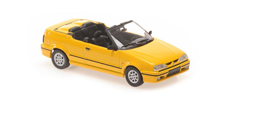 Renault 19 Cabriolet 1992 Geel - 1:43