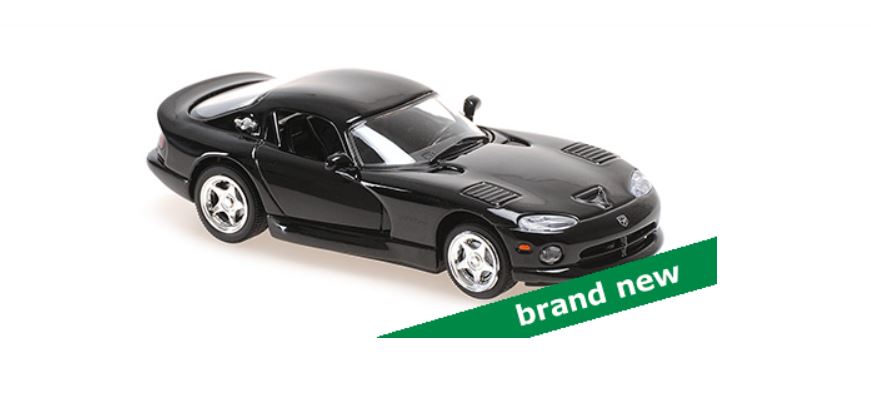 Dodge Viper Coupe 1993 Zwart - 1:43