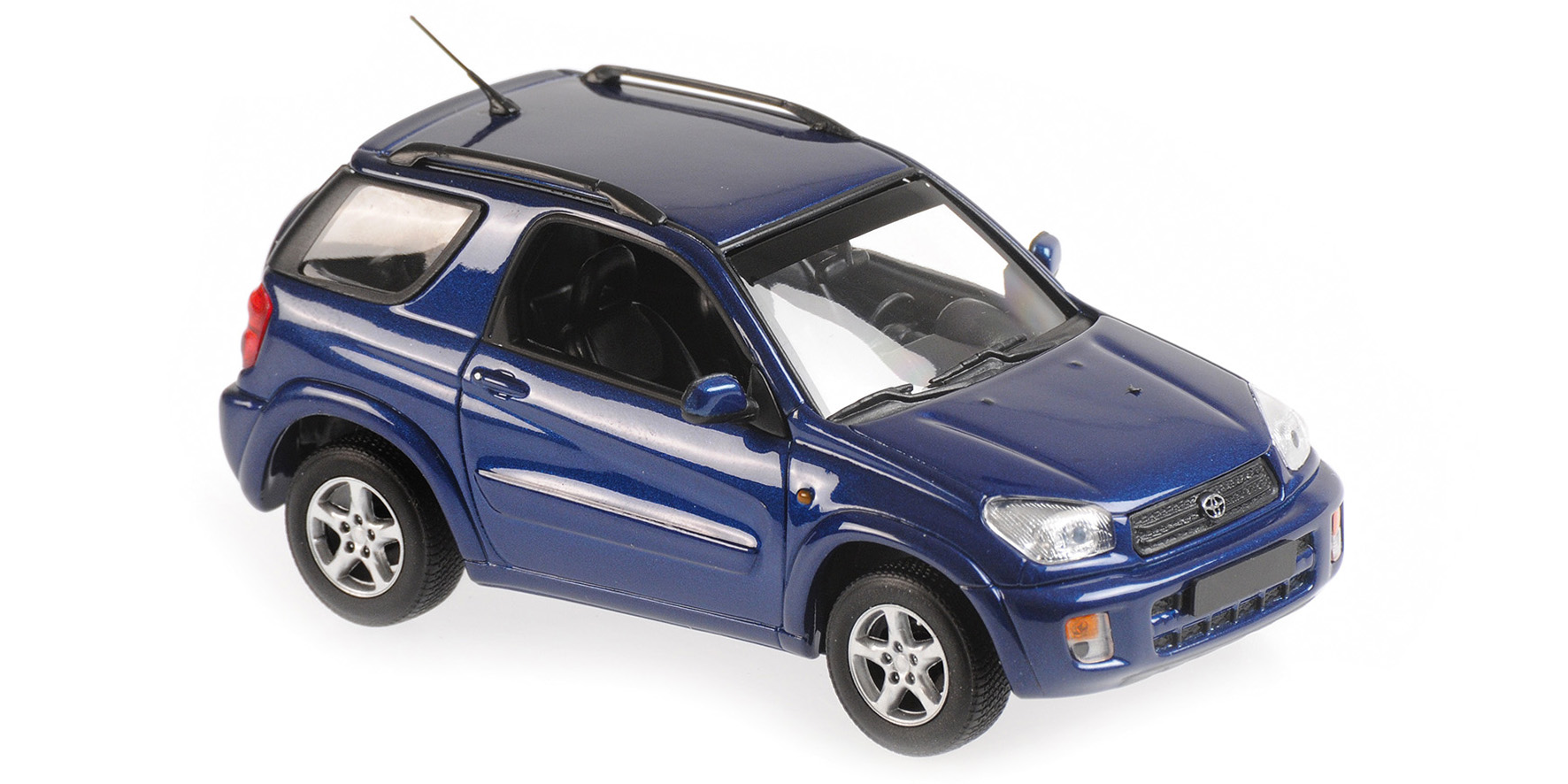 Toyota RAV-4 2000 Donkerblauw Metallic - 1:43