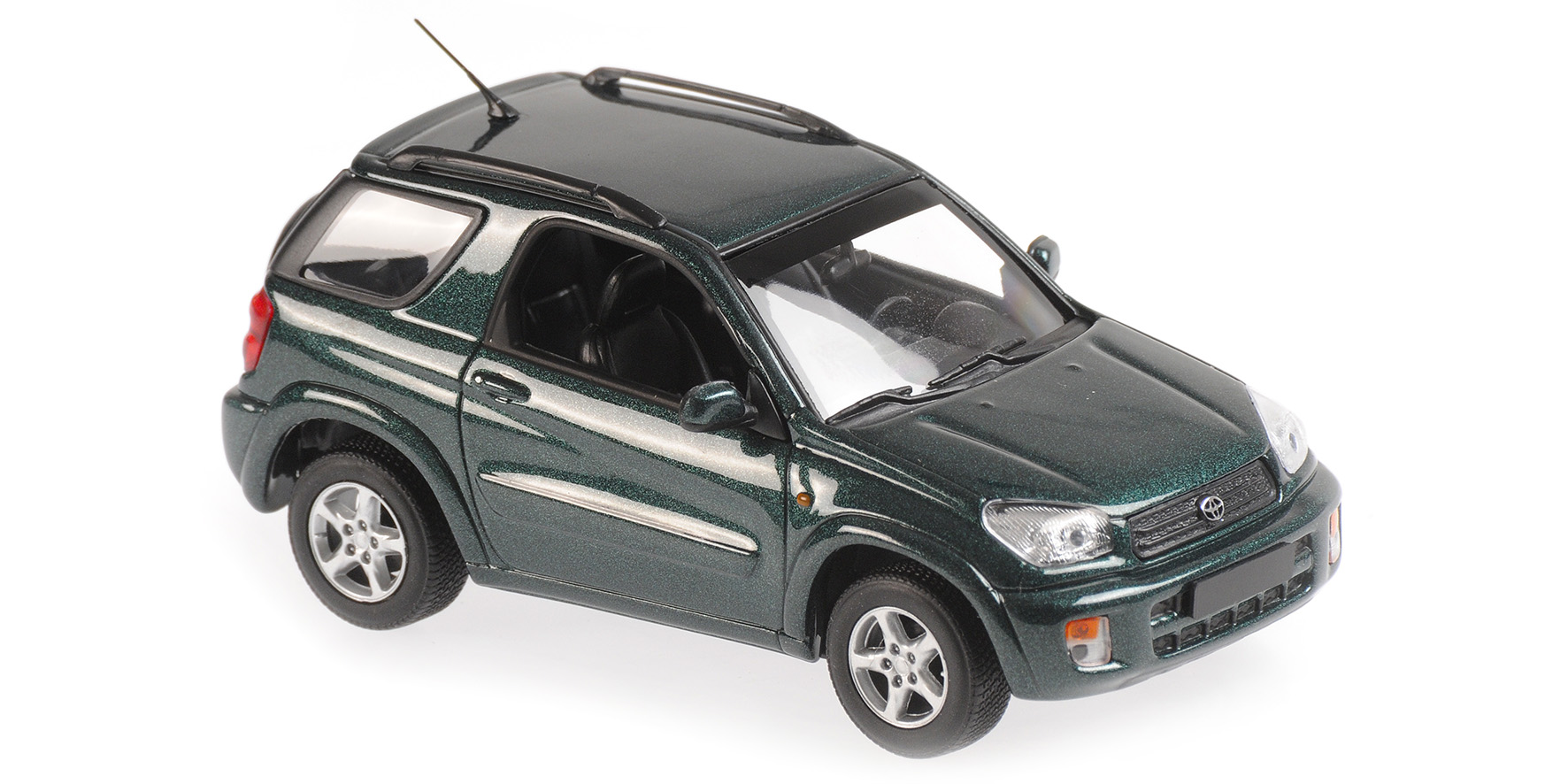 Toyota RAV-4 2000 Donkergroen Metallic - 1:43