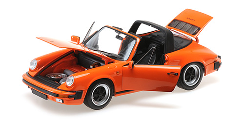 Porsche 911 Carrera Targa 1983 Oranje - 1:18