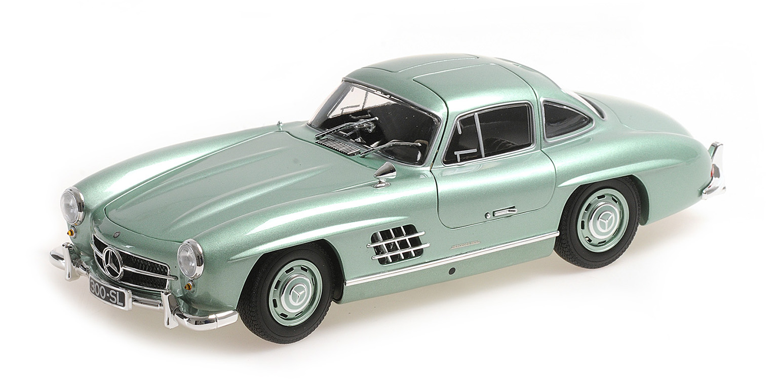 Mercedes-Benz 300 SL (W198) 1955 Lichtgroen Metallic - 1:18