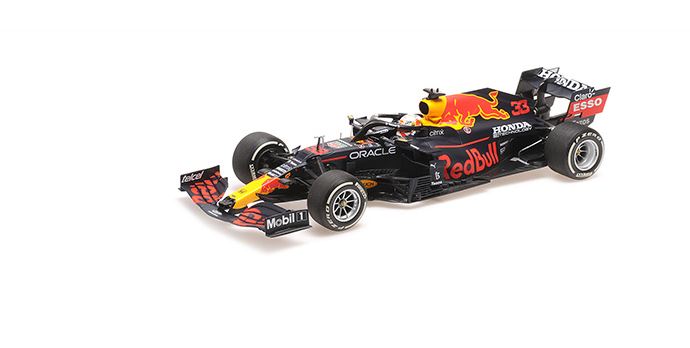 Red Bull Racing Honda RB16B Winner Place French GP 2021 M. Verstappen - 1:18