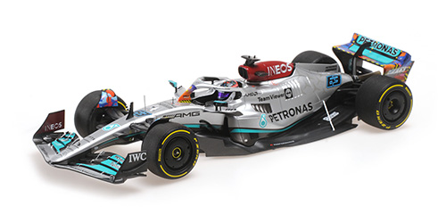 Mercedes AMG W13 Miami GP 2022 G. Russell - 1:18