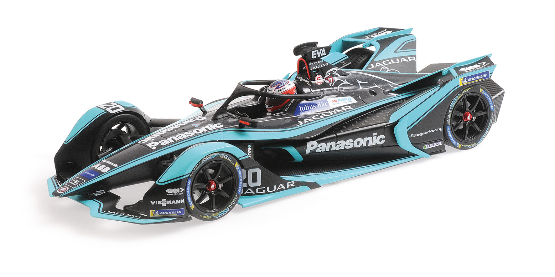 Formula E Season 5 Panasonic Jaguar Racing 2018 M. Evans - 1:18