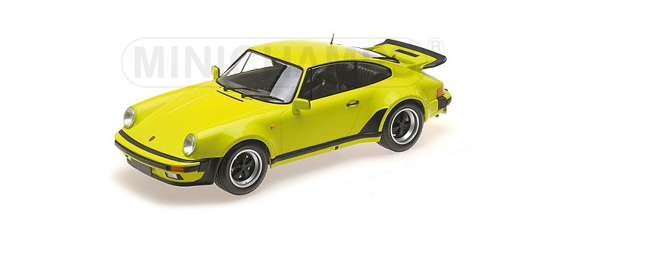 Porsche 911 Turbo 1977 Acid Green Limited Edition 100 stuks - 1:12