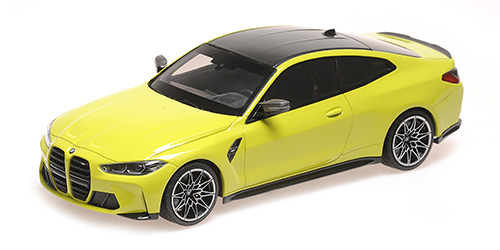 BMW M4 2020 Geel - 1:18