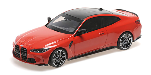 BMW M4 2020 Rood - 1:18