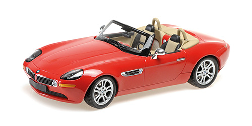 BMW Z8 Roadster 2000 Rood - 1:18