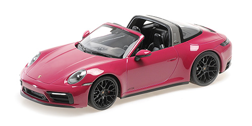 Porsche 911 (992) Targa 4 GTS 2021 Rubystar - 1:18