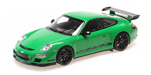 Porsche 911 (997) GT3 RS 2007 Groen - 1:18