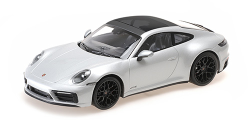 Porsche 911 (992) Carrera 4 GTS 2020 Zilver - 1:18