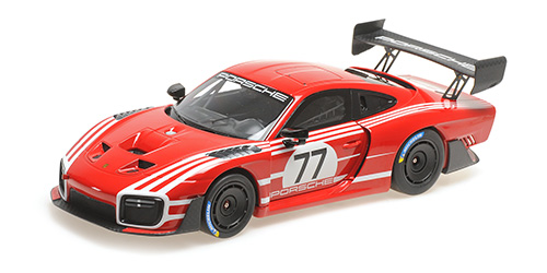 Porsche 935/19 2020 Rood met Witte strepen - 1:18