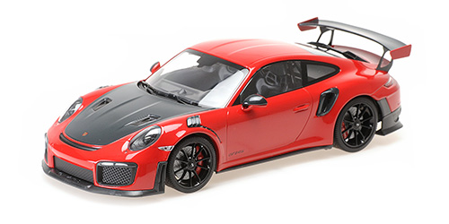 Porsche 911 (991.2) GT2 RS 2019 Red with Black wheels - 1:18