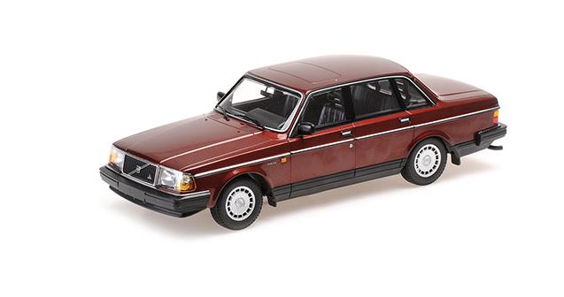 Volvo 240 GL 1986 Donkerrood Metallic - 1:18