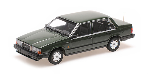 Volvo 740 GL 1986 Donkergroen - 1:18