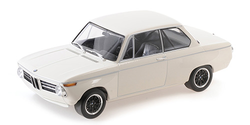 BMW 2002 Plain Body 1970 Wit - 1:18