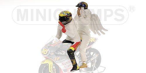 Figurine V. Rossi + Angel GP250 Rio 1999