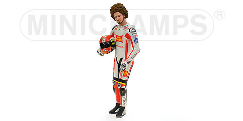 Figurine MotoGP 2011 M. Simoncelli Posing - 1:6