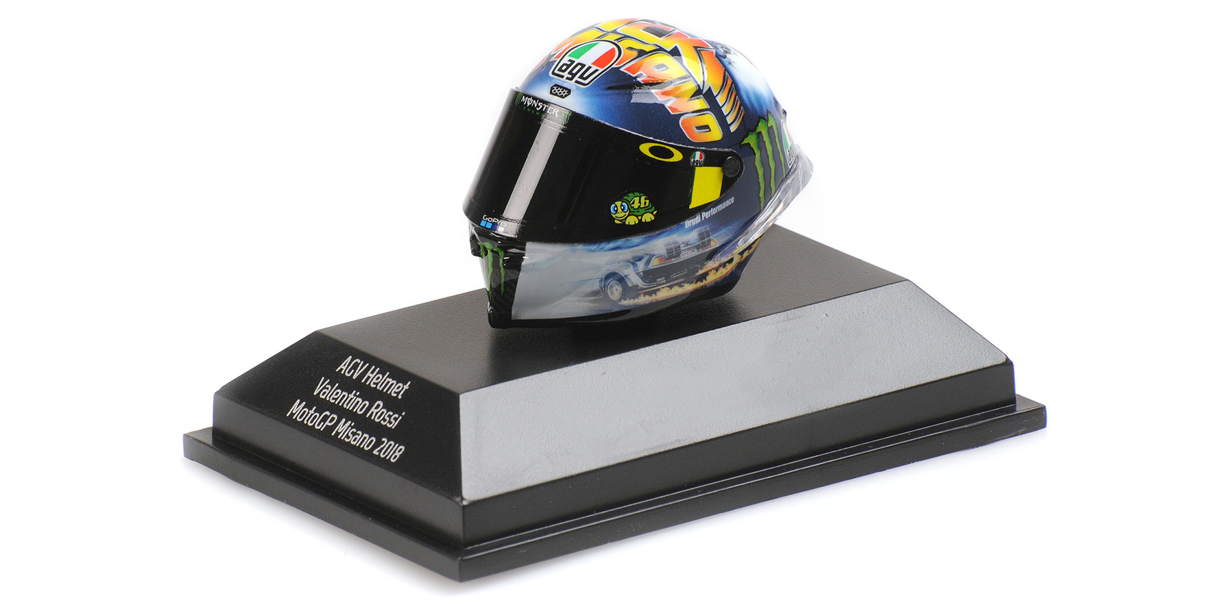 AGV Helmet MotoGP Misano 2018 V. Rossi - 1:8