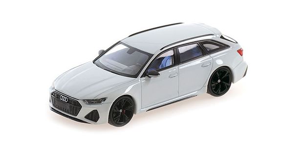 Audi RS6 Avant 2019 Wit Metallic - 1:43