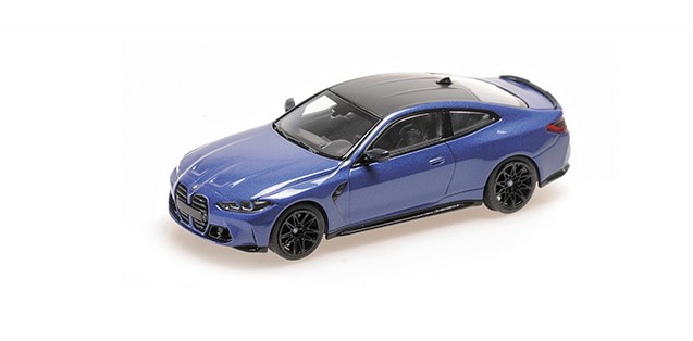 BMW M4 2020 Blauw Metallic - 1:43