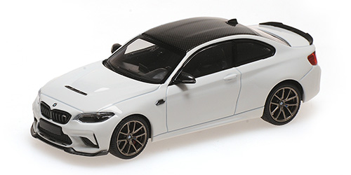 BMW M2 CS 2020 Wit met Zwarte wielen - 1:43