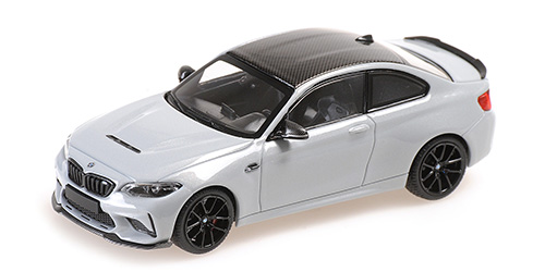 BMW M2 CS 2020 Zilver met Zwarte wielen - 1:43