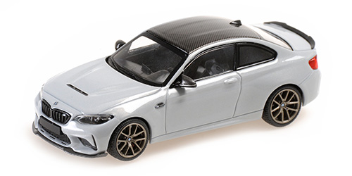 BMW M2 CS 2020 Zilver met Gouden wielen - 1:43