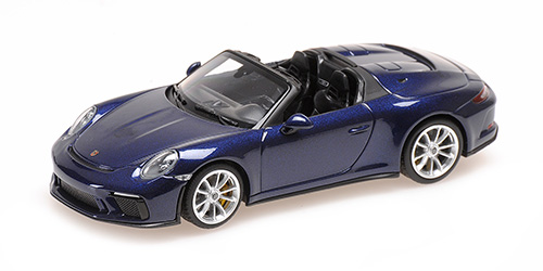 Porsche 911 (991) Speedster 2019 Blauw Metallic - 1:43