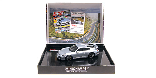 Porsche 911 GT3 2012 Zilver (Sport Auto) - 1:43