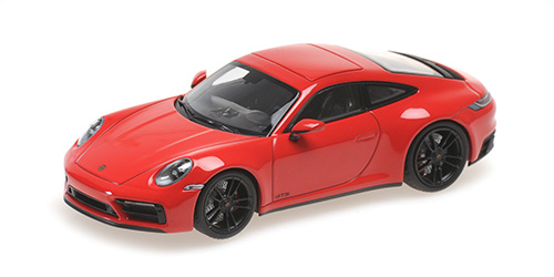 Porsche 911 (992) Carrera 4 GTS 2019 Rood - 1:43