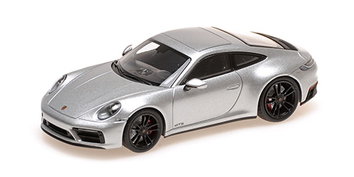 Porsche 911 (992) Carrera 4 GTS 2019 Zilver - 1:43