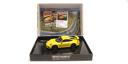 Porsche 911 GT3 2017 Geel (Sport Auto) - 1:43