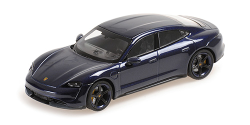 Porsche Taycan Turbo S 2020 Blauw Metallic - 1:43
