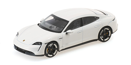 Porsche Taycan Turbo S 2020 Wit Metallic - 1:43