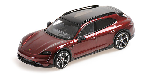 Porsche Taycan Cross Tourismo Turbo S 2021 Rood Metallic - 1:43