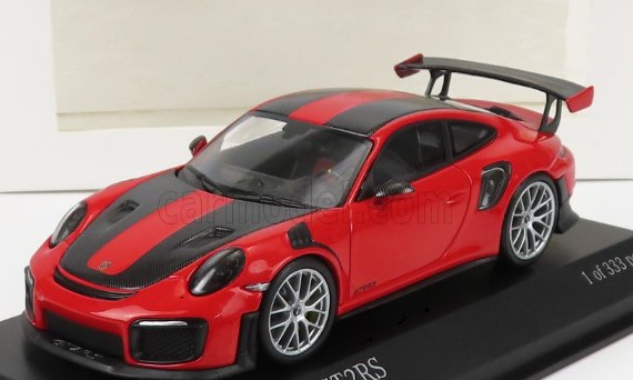 Porsche 911 GT2 RS Weissach 2018 Rood - 1:43