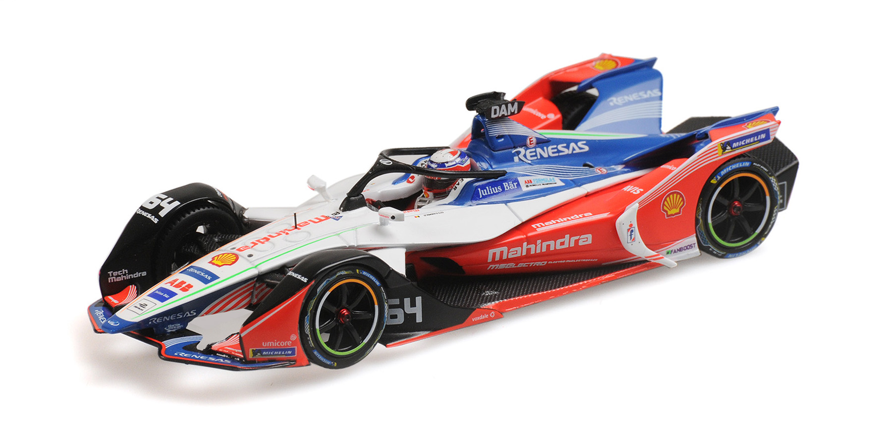 Formula E Season 5 Mahindra Racing 2018 J. d'Ambrosio - 1:43