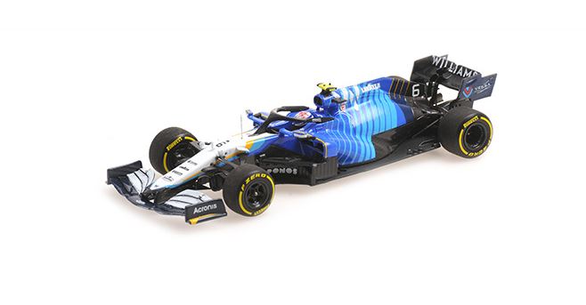 Williams Racing Mercedes FW43B GP Bahrain 2021 N. Latifi - 1:43