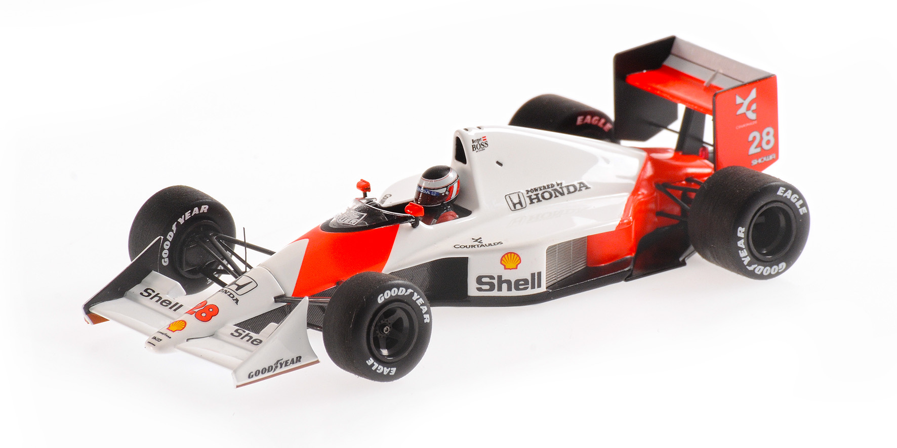 McLaren Honda MP4/5B 2nd Place Brazilian GP 1990 G. Berger - 1:43