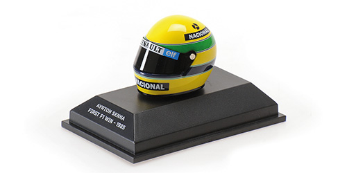 Helmet First F1 Win 1985 A. Senna - 1:8